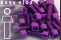Alu Schrauben | Violett | M5 | DIN 912 | konischer Kopf | M5x10