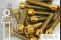 Titanium Bolts | Gold | M10 | ISO 4762 | Gr.5 | Tapered Head | Allen Key
