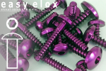 Alu Blechschrauben | Violett | ST4.8 | ~DIN 7981 |...