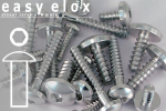 Alu Blechschrauben | Silber | ST4.2 | ~DIN 7981 |...