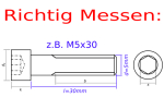 Edelstahlschrauben | Gold | M5 | DIN 912 | Zylinderkopf