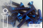 Titanium Bolts | Blue | M6 | DIN 7991 | Gr.5 | Countersunk