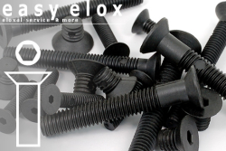 Carbon Fiber Bolts | M5 | DIN 7991 | counter Sunk M5x40