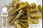 Titanium Bolts | Gold | M10x1.25 | ~DIN 6921 | Gr.5 | Hex...