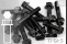 Titanium Bolts | Black | M8 | ~DIN 6921 | Gr.5 | Hex Flange