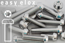 Aluminium Bolts | Plain | M6 | DIN 912 | Taper Head | Hexalobular