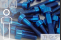 M8 Titanium Bolts Blue DIN 912 / ISO 4762 Grade 5 Cap Head Chamfered Allen Key