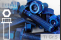 M8 Titanium Bolts Blue DIN ~6921 / ~EN 1665 Grade 5...