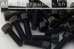 Aluminium Bolts | Black | M10 | DIN 912 | Cap Head M10x30 (CNC)