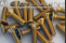 Alu Schrauben | Gold | M6 | ~DIN 7991 | Senkkopf M6x25