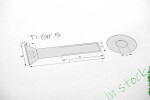 Titanschrauben | Silber | M4 | DIN 7991 | Gr.5 | Senkkopf M4x60