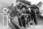 Titanium Bolts | Silver | M3 | DIN 7991 | TC16 / TB5 /...
