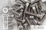 Titanium Bolts | Silver | M3 | ISO 7380 | TC16 / TB5 /...