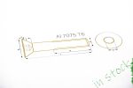 Aluminium Bolts | Gold | M6 | ~DIN 7991 | Countersunk...