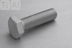 Aluminium Bolts | Plain | M6 | ISO 4017 | Hexagon M6x10 (7075)