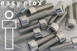 Alu Schrauben | Silber | M5 | DIN 912 | Zylinderkopf