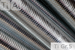 Titanium | Threaded Bars | DIN 975 / DIN 976 | Gr.5