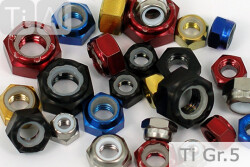 Titanium | Lock Nuts | DIN 985 | Gr.5 Silver M4