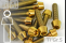 Titanium Bolts | Gold | M4 | DIN 912 | Gr.5 | Tapered Head | Allen Key