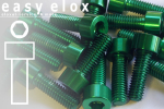 Alu Schrauben | Grün | M3 | DIN 912 | Zylinderkopf | CNC M3x15