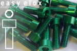 Aluminium Bolts | Green | M5 | DIN 912 | Cap Head | CNC M5x40