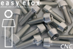 Aluminium Bolts | Silver | M8 | DIN 912 | Taper Head M8x40