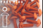 Aluminium Bolts | Orange | M5 | ~ISO 7380 | Button Head