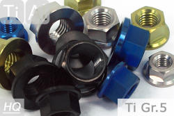 Titanium | Hex Flange Nuts | DIN 6923 | Gr.5
